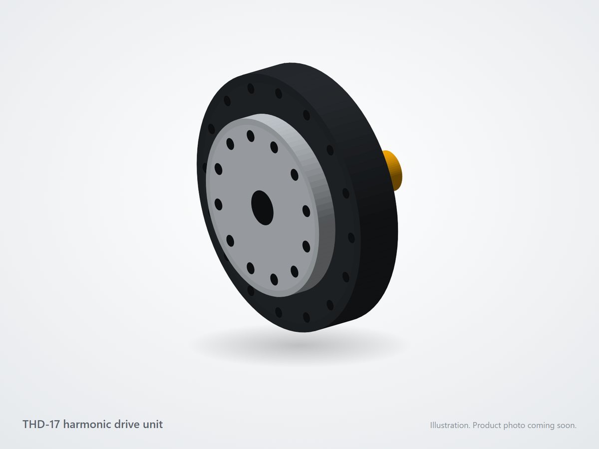 THD-17 Harmonic Drive Unit, Size 17 (illustration)